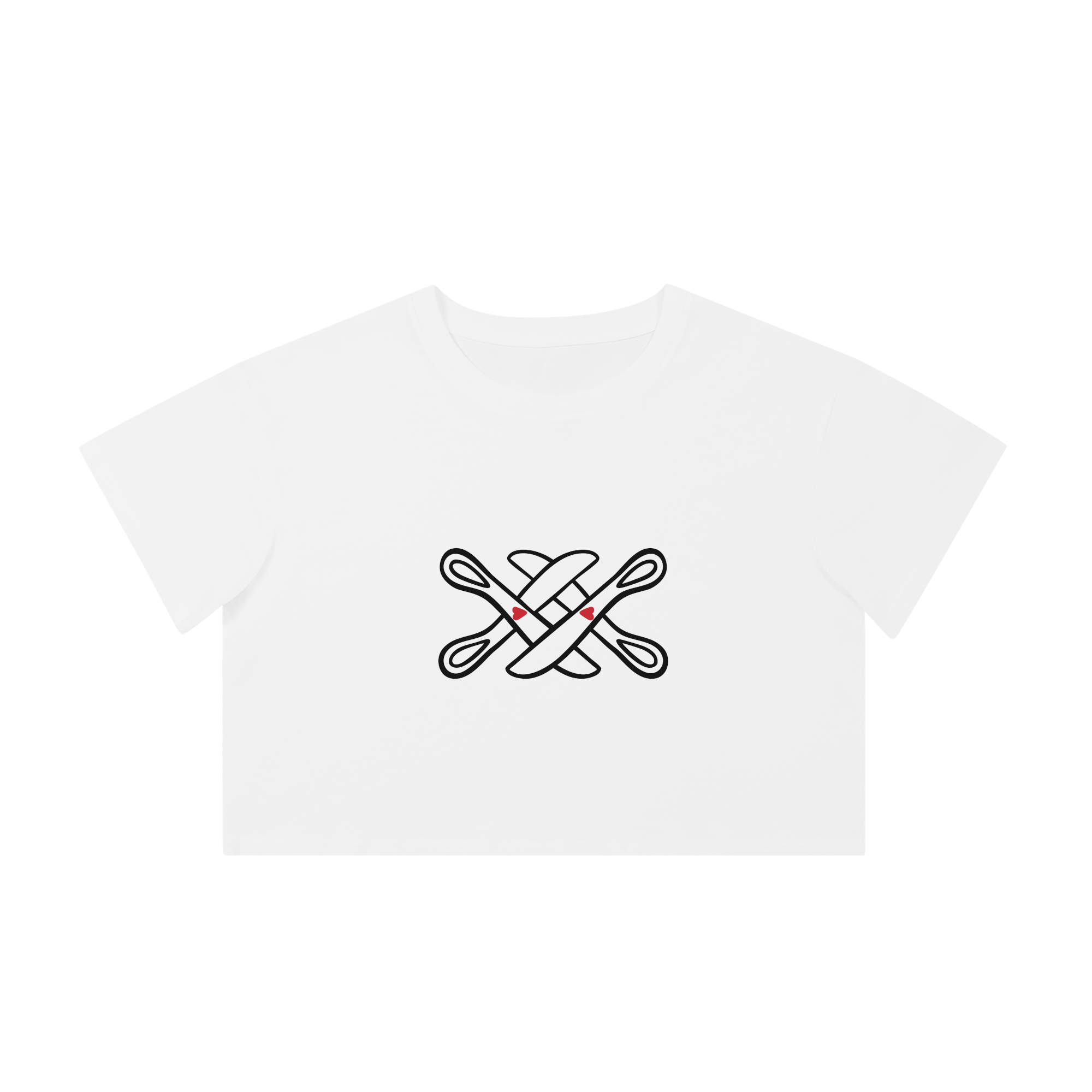 Scissors club - Women's Crop Tee