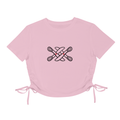 Scissors club - Ruched Baby Tee